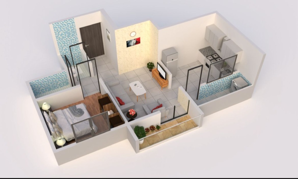 3D Isometric Flat Render Tour