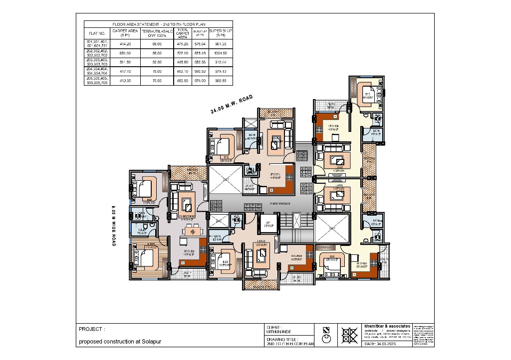 Typical Residential Floor Plan